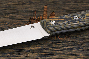 Нож туристический Ножинск-PRO Универсал, клинок 128мм, сталь AR-RPM9, рукоять crazyfiber