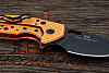 Складной нож Fox Knives Suru, сталь N690, рукоять алюминий оранжевый - фото №4