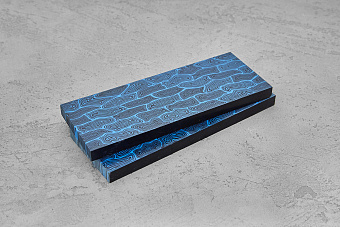 G-Mascus, 2 плашки 129×45×8мм черно-синий