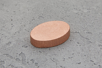 Навершие из меди 8мм, 36x24мм