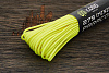 Паракорд 275 neon yellow, 1 метр - фото №1