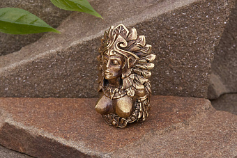 Бусина на темляк Акатава от мастерской Крымская бронза