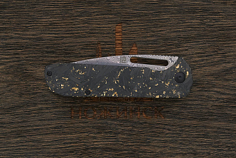 Нож складной Artisan Arion, клинок 92мм, дамаск нержавеющий, рукоять карбон