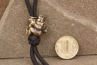 Бусина на темляк Авиатор от мастерской Крымская бронза