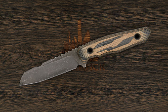 Нож тактический Нож с Котом Листопад, клинок 100мм, сталь AUS-10Co