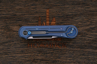 Складной нож We Knife Double Helix, сталь S35VN, рукоять титан