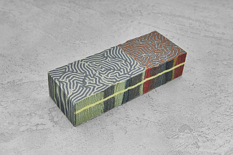 Авторская микарта, блок 130х48х30мм T064