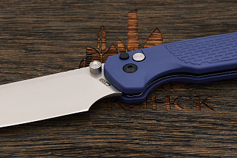 Нож складной CJRB Large Pyrite Light, клинок 94мм, сталь AR-RPM9, рукоять термопластик FRN синий