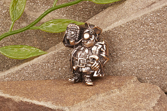 Бусина на темляк Бонс от мастерской Крымская бронза