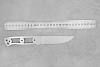 Клинок для ножа, модель "Бушкрафт-I" из стали Х12МФ 60-61HRC - фото №2