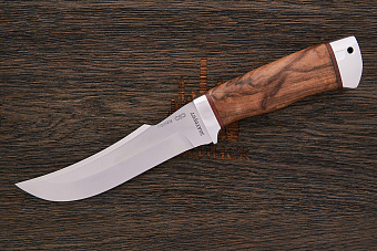 Нож туристический АиР Клык, клинок 155мм, сталь 100Х13М, рукоять орех/алюминий