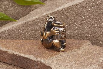 Бусина на темляк Авиатор от мастерской Крымская бронза