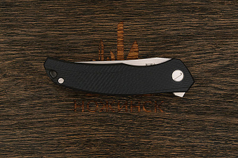 Складной нож Shirogorov knives Quantium Ursus, сталь Cromax PM, рукоять G10 черный