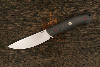 Нож разделочный UralEDC КрейсерЪ, клинок 117мм, сталь CPM S90V, рукоять карбон