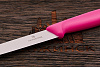 Нож кухонный Victorinox овощной 100мм, сталь Dauphinox, рукоять PP розовый - фото №2