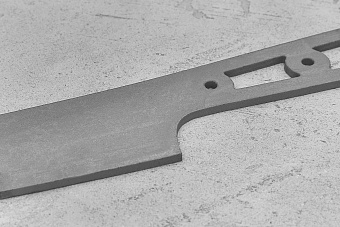 Заготовка для ножа, сталь AUS10Co 3,0мм. Модель "Геликон НШ165" с клинком 165мм, ТО 61-62HRC