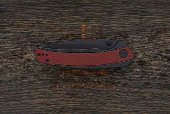 Складной нож Civivi Teraxe, сталь Nitro-V, рукоять G10/сталь бордовый