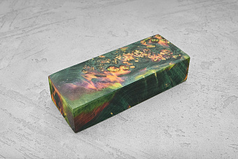 Кап клёна стабилизированный трехцветный Т58