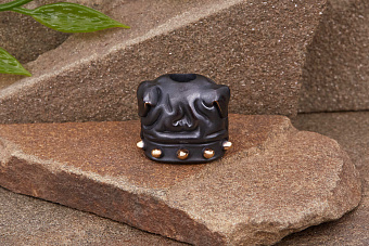 Бусина для темляка Бульдог (бронза) от мастерской Братьев Пешковых