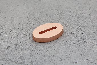 Больстер из меди 5мм, 30x20мм