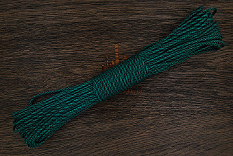 Паракорд «BlackSpiral green», 1 метр