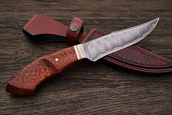 Авторский нож Алексея Истратова Bowie Cheetah, сталь K390