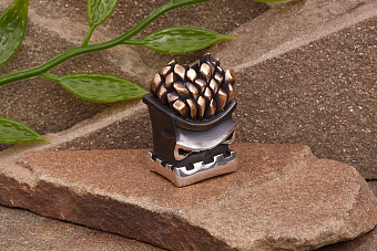 Бусина для темляка Картошка фри (биметалл) от мастерской Братьев Пешковых