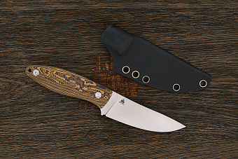 Нож EDC Владимира Толкачева&Ножинск Мини, клинок 95мм, сталь AUS-10, рукоять crazyfiber