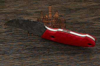 Нож EDC Lizard knives, клинок 85мм, сталь AUS-10Co, рукоять G-10 красный