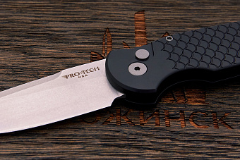 Автоматический складной нож Pro-Tech Tactical response III, сталь 154СМ stonewash, рукоять алюминий
