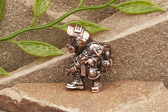 Бусина на темляк Сталкер.Метро от мастерской Крымская бронза