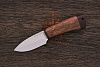 Нож шкуросъемный АиР Добрый, клинок 90мм, сталь 100Х13М, рукоять орех - фото №1