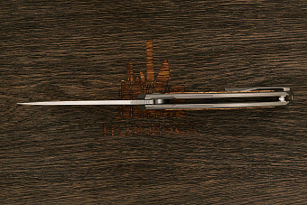 Складной нож Shirogorov knives Quantum Ursus, сталь Cromax PM, рукоять титан/к.береза