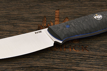 Нож разделочный UralEDC КрейсерЪ, клинок 118мм, сталь M390, рукоять карбон 3D