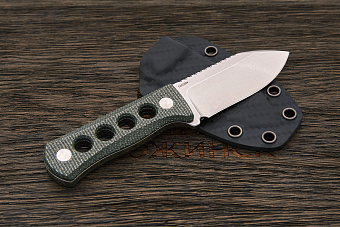 Шейный нож QSP Canary (QS141-C1), сталь 14C28N, рукоять текстолит