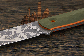 Нож туристический Lizard knives, клинок 115мм, сталь VG-10, рукоять G-10 оливковый