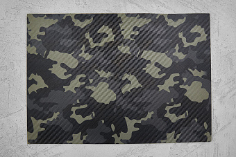 Kydex Camo olive 2,03мм, лист 300x200мм