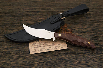 Нож туристический Дмитрия Пудова Задира, клинок 89мм, сталь AUS-10