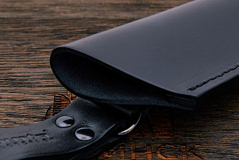 Ножны погружные финского типа, для ножей с клинком до 140x40мм, черные