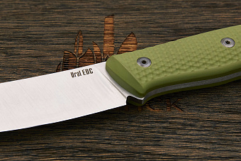 Нож разделочный UralEDC&Ножинск КрейсерЪ, клинок 118мм, сталь AR-RPM9, рукоять G10-extra
