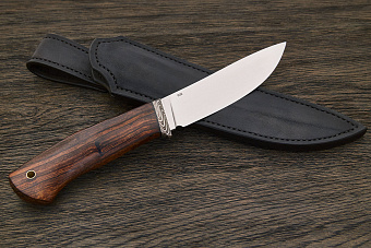 Нож разделочный Дмитрия Пудова КрейсерЪ, клинок 120мм, сталь M398, рукоять ironwood Т1