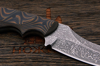 Тактический нож Волчий век Кондрат-10, сталь Niolox, рукоять G-10 черно-коричневый