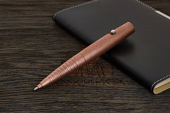 Тактическая ручка с затвором, медь