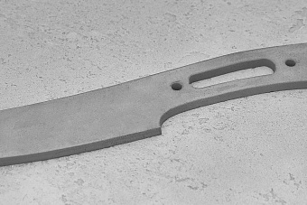Заготовка для ножа, сталь CPM S90V 3,5мм. Модель "Rook" с клинком 95мм, ТО 61-62HRC