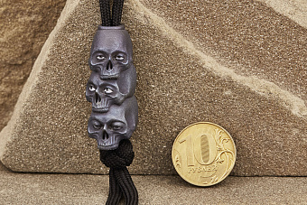 Бусина на темляк «Лаки Тройка» Т4