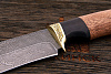 Нож туристический Эльбрус Робинзон, клинок 130мм, дамаск - фото №4
