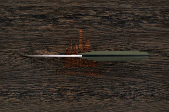 Разделочный нож Owl knife Tyto-F, сталь M390, рукоять G10 зеленый