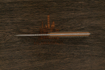 Нож EDC Нож с Котом Пионер 2, клинок 88мм, сталь VG-10, рукоять микарта олива