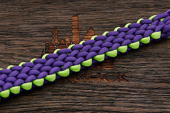 Браслет "Protector" purple/neon green, размер L