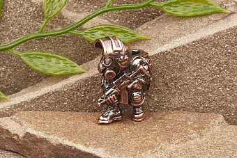 Бусина на темляк Сталкер.Метро от мастерской Крымская бронза